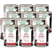Produktbild von NAF Bio-Rind Nassfutter Stückchen in Sauce Hypoallergen für alle Altersstufen