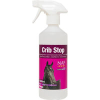 Produktbild von NAF Crib Stop Spray zur Vermeidung von Koppen und Knabbern an Holz 750 ml