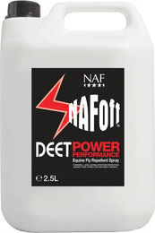 Produktbild von NAF Deet Power Performance Fliegenspray Repellent für Pferde 2500ml Nachfüllpackung