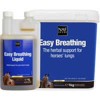 Produktbild von NAF Easy Breathing Ergänzungsfutter für die Atemwege und Immunstärkung flüssig 2 x 1L