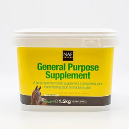 Produktbild von NAF General Purpose Supplement Ergänzungsfutter für Pferde mit Vitaminen und Mineralstoffen 1,5 kg