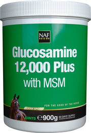 NAF Glucosamin 12.000 Plus mit MSM Gelenk-Supplement Ergänzungsfutter 3600 g – Bild 1 von 5