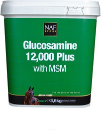 Produktbild von NAF Glucosamine 12,000 Plus mit MSM Gelenk-Supplement Pulver für Pferde 900g