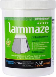 Produktbild von NAF Laminaze Pellets Ergänzungsfutter für Pferde zur Unterstützung der Verdauung und Hufe 750 g