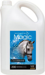 Produktbild von NAF Liquid Magic Beruhigendes Ergänzungsfutter für Pferde Sport und Leistung 450g - 675 ml