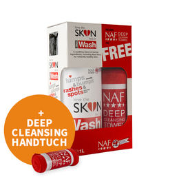 Produktbild von NAF Love The Skin Wash Shampoo zur Fellpflege 1 Liter
