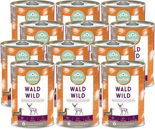 NAF Nassfutter Wild Stückchen in Sauce Hypoallergen für alle Altersstufen 4800g – Bild 1 von 4