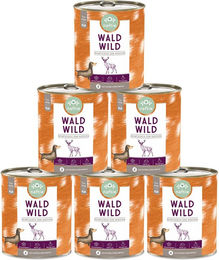 NAF Nassfutter Wild Stückchen in Sauce Hypoallergen für alle Altersstufen 4800g – Bild 1 von 4