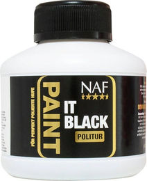 Produktbild von NAF Paint It Black Hufpflege Schellack Schwarz 250 ml