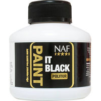 Produktbild von NAF Paint It Black Hufpflege Schellack Schwarz 250 ml
