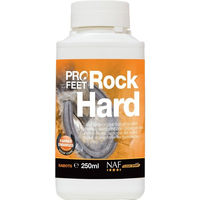 Produktbild von NAF ProFeet Rock Hard Hufpflege zur Festigung brüchiger Hufe und Reinigung des Strahls 250g