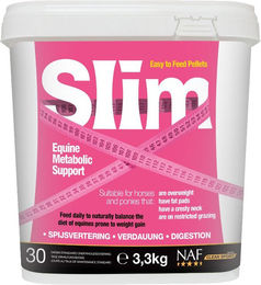 Produktbild von NAF Slim Pellets Ergänzungsfutter zur Gewichtsreduktion und Verdauungsunterstützung 3,3 kg - 3,3 g