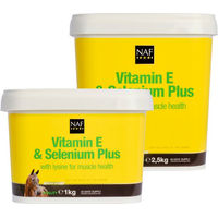 Produktbild von NAF Vitamin E Selenium Plus Pulver mit Lysin zur Unterstützung von Muskelaufbau und Muskelfunktion 2,5 kg