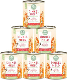 naftie Bio Dinkel Held Vegan Nassfutter Stückchen in Sauce Hypoallergen 4800g – Bild 1 von 3