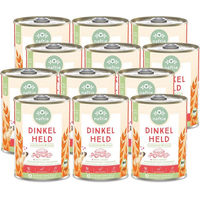 Produktbild von naftie Bio Dinkel Held Vegan Nassfutter Stückchen in Sauce Hypoallergen zur Gewichtskontrolle 4800g