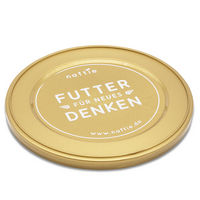 Produktbild von Naftie Bio Dosendeckel für 800g Futterdosen Gold