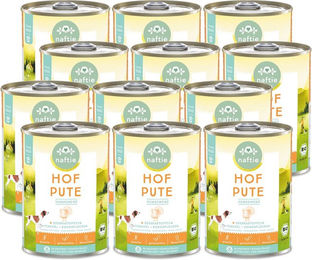 naftie Bio Hof Pute Stückchen in Sauce für Senior Hunde – Bild 1 von 3