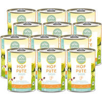 Produktbild von naftie Bio Hof Pute Stückchen in Sauce für Senior Hunde
