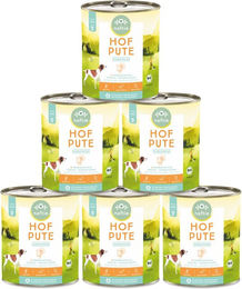 naftie Bio Hof Pute Stückchen in Sauce für Senior Hunde 4800g – Bild 1 von 4