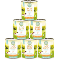 Produktbild von naftie Bio Hof Pute Stückchen in Sauce für Senior Hunde 4800g