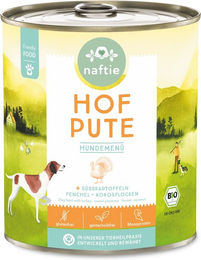 naftie Bio Hof Pute Stückchen in Sauce für Senior Katzen 800g – Bild 1 von 3