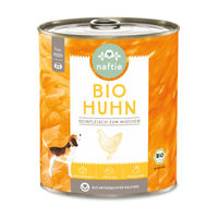 Produktbild von naftie Bio-Huhn Nassfutter Hypoallergen für alle Altersstufen und Größen 4800g