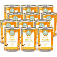 Produktbild von naftie Bio-Huhn Nassfutter Stückchen in Sauce Hypoallergen