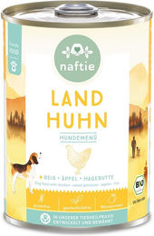 naftie Bio Land Huhn Stückchen in Sauce für Senior Katzen 400g – Bild 1 von 3
