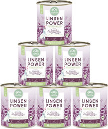 naftie Bio Linsen Power Nassfutter Stückchen in Sauce Hypoallergen für alle Altersstufen 4800g – Bild 1 von 4