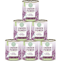 Produktbild von naftie Bio Linsen Power Nassfutter Stückchen in Sauce Hypoallergen für alle Altersstufen 4800g