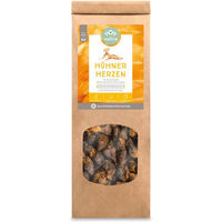 Produktbild von naftie Hühnerherzen getrocknetes Hundesnack Monoprotein ohne Konservierungsstoffe 250g