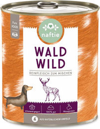 naftie Nassfutter Wild Hypoallergen Stückchen in Sauce für alle Altersstufen 1000g – Bild 1 von 4