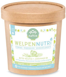 naftie Nutri Vitamin & Mineralien Mix Pulver zur Nahrungsergänzung für Welpen und Junghunde mit Fokus auf Immunsystem, Haut, Fell, Gelenke und Verdauung 1000g – Bild 1 von 3