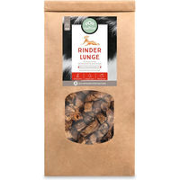 Produktbild von naftie Rinderlunge getrocknet Hundensnack ohne Zucker 250g