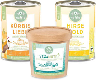 naftie Vega Completti Bundle Bio Veganes Hypoallergenes Nassfutter für Hunde 800g – Bild 1 von 2