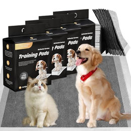 Nanipets Trainingspad für Hunde Welpenunterlagen mit Aktivkohle superabsorbierend und auslaufsicher 60 x 60 cm 160 Stück – Bild 1 von 6