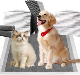 Nanipets Welpenunterlagen für Welpen zur Stubenreinheit 100 Stück 45 x 60 cm Grau – Bild 1 von 6