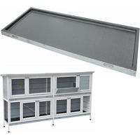 Produktbild von Nanook Ersatz Kotwanne für Kaninchenstall 32102 in Grau und Weiß