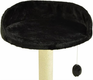 Produktbild von nanook Ersatz-Liegemulde Topseat für Kratzbäume Schwarz Plüsch 46 cm
