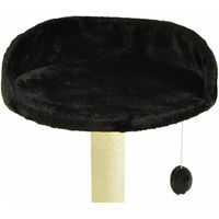 Produktbild von nanook Ersatz-Liegemulde Topseat für Kratzbäume Schwarz Plüsch 46 cm