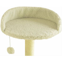 Produktbild von nanook Ersatz-Liegemulde Topseat für Sigurd Kratzbaum Ersatzteil Weiß Teddyfell Ø 46 cm