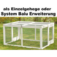 Produktbild von Nanook Freilaufgehege Erweiterungsset für Hasenställe Balu und Frederik für Kaninchen und Meerschweinchen 120x90x60 cm
