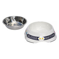 Produktbild von Nanook Futternapf aus Melamin für Hunde und Katzen Design Delicious 350 ml - 350 ml