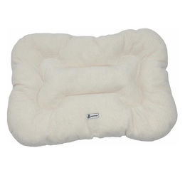 nanook Hundebett und Katzenbett Bone beige weiß aus Polyester 70 x 50 cm - 70 cm – Bild 1 von 3