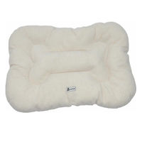 Produktbild von nanook Hundebett und Katzenbett Bone beige weiß aus Polyester 70 x 50 cm - 70 cm