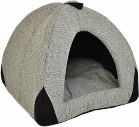 Nanook Hundehöhle und Katzenhöhle aus Polyester grau 45 cm – Bild 1 von 1