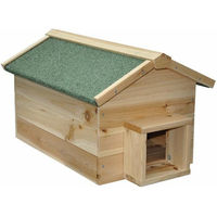 Produktbild von Nanook Igelhaus aus Holz für Igel und Kleintiere Natur 50 x 36 x 31 cm