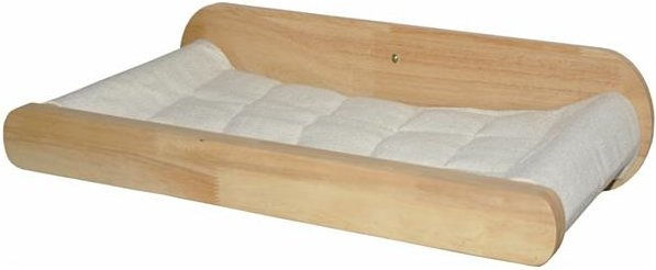 nanook Katzen Kratzbaum Wandliegeplatz aus Holz in Natur Beige – Bild 1 von 13