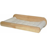 Produktbild von nanook Katzen Kratzbaum Wandliegeplatz aus Holz in Natur Beige