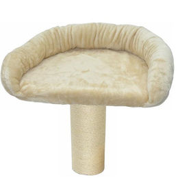 nanook Katzenbett XL Liegemulde mit Kratzsäule aus Sisal Beige 60x40 cm – Bild 1 von 5